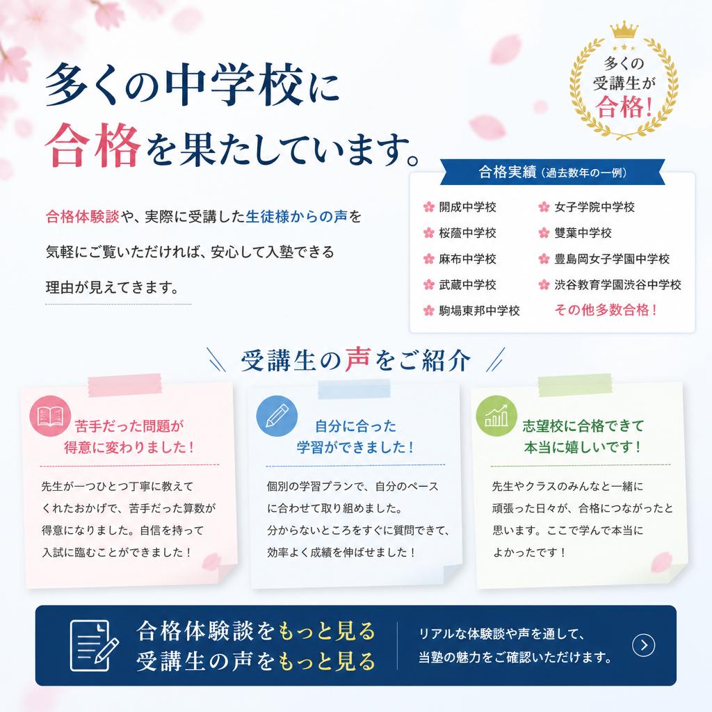 実績と声