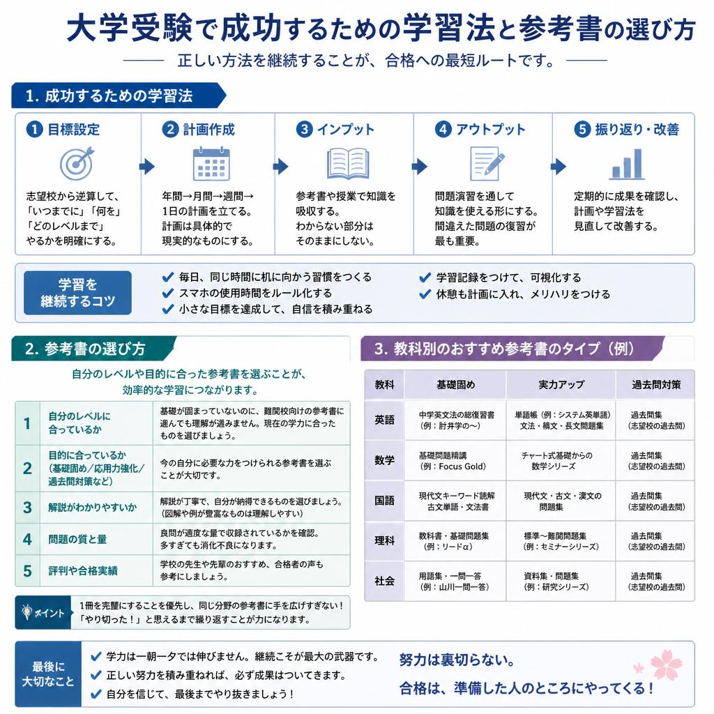 現役合格を実現する学習法