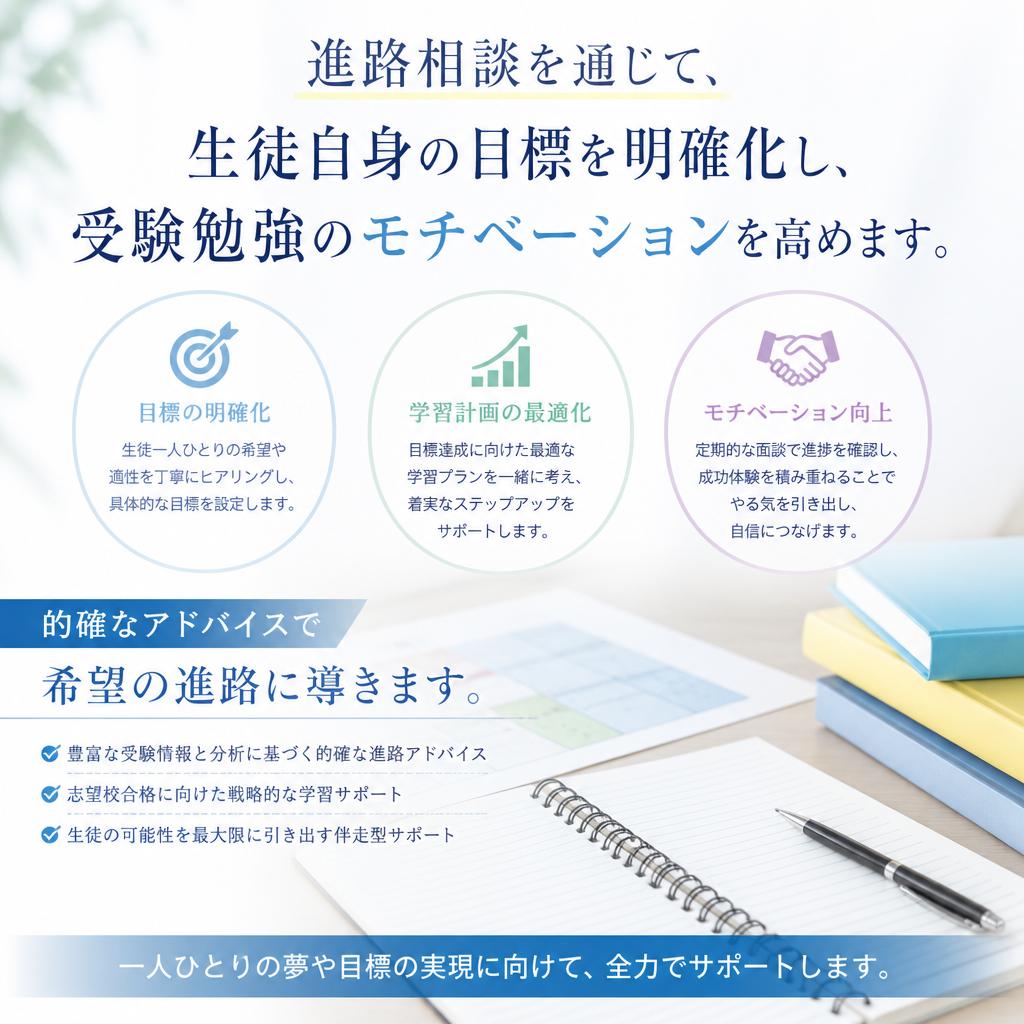 進路相談で未来を切り開く