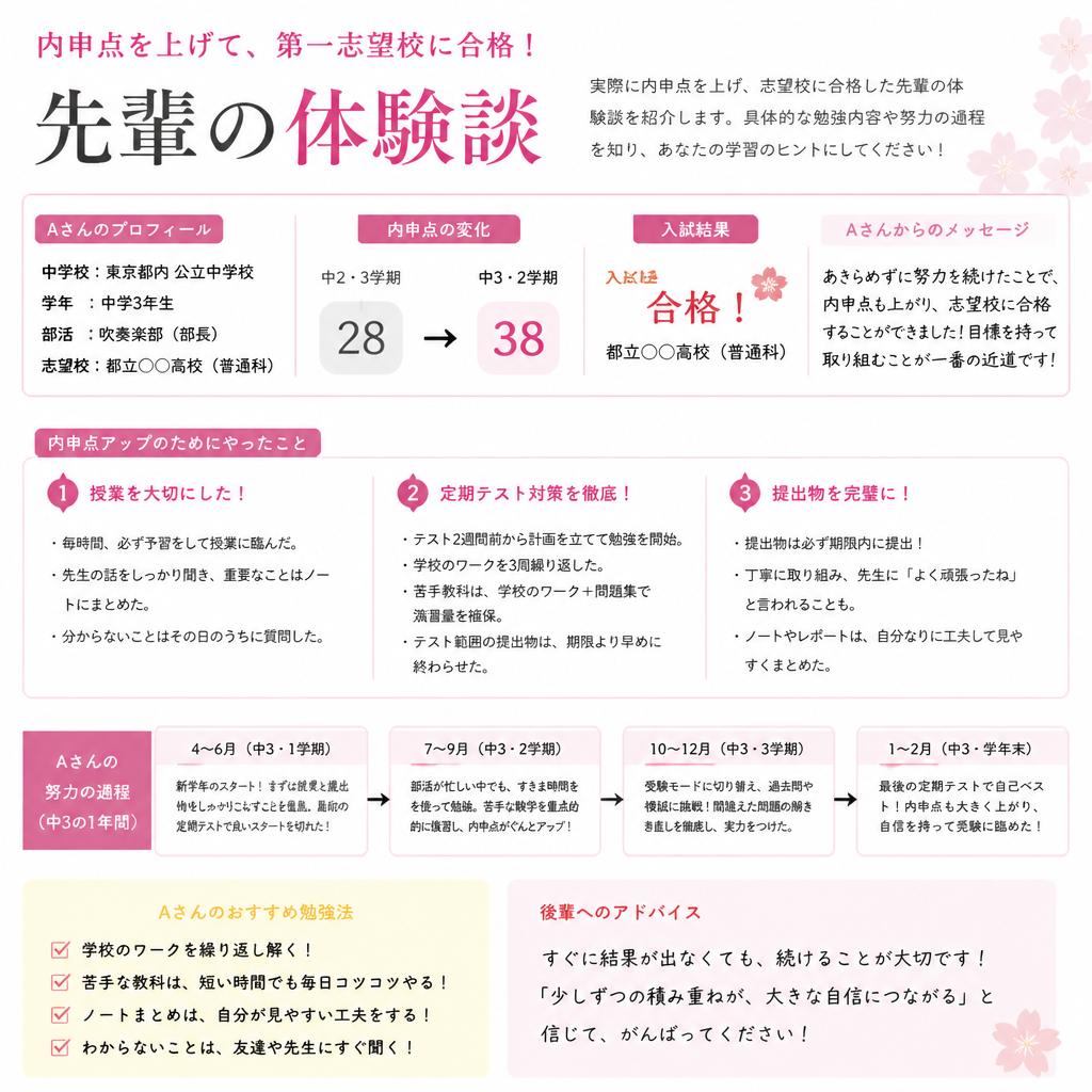 成功者の声：合格体験談の紹介