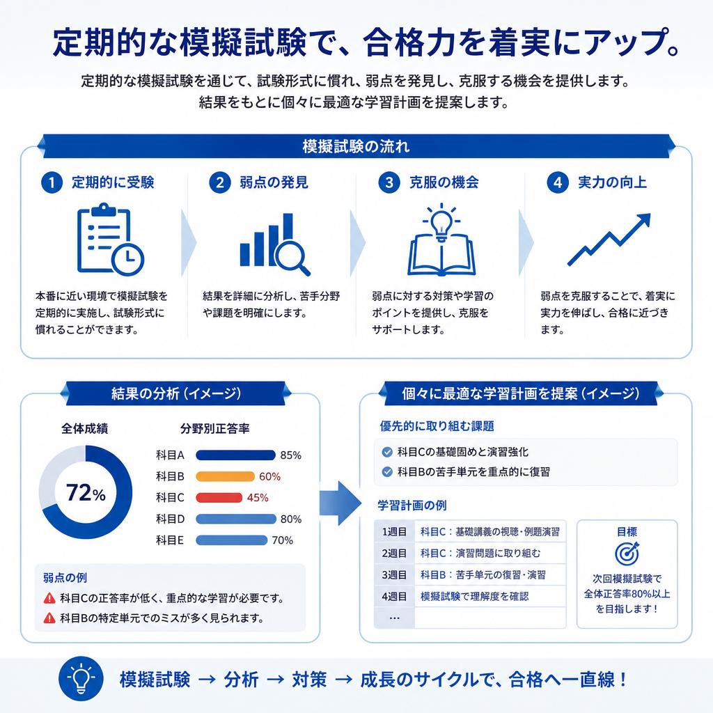 模擬試験の重要性