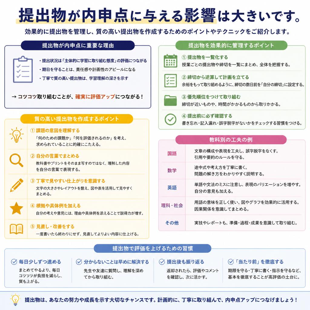 提出物の管理とその対策
