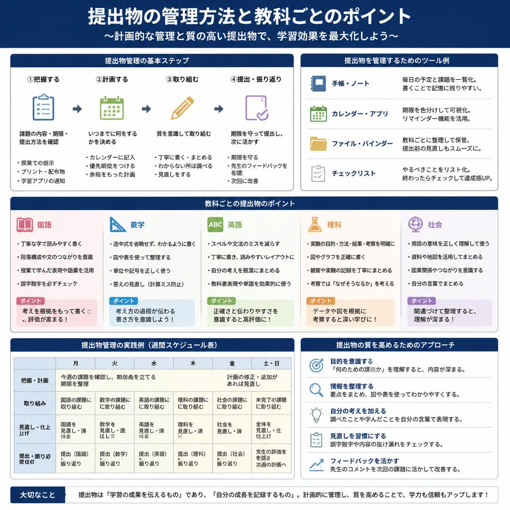 内申点を上げるための具体的なアクションプラン