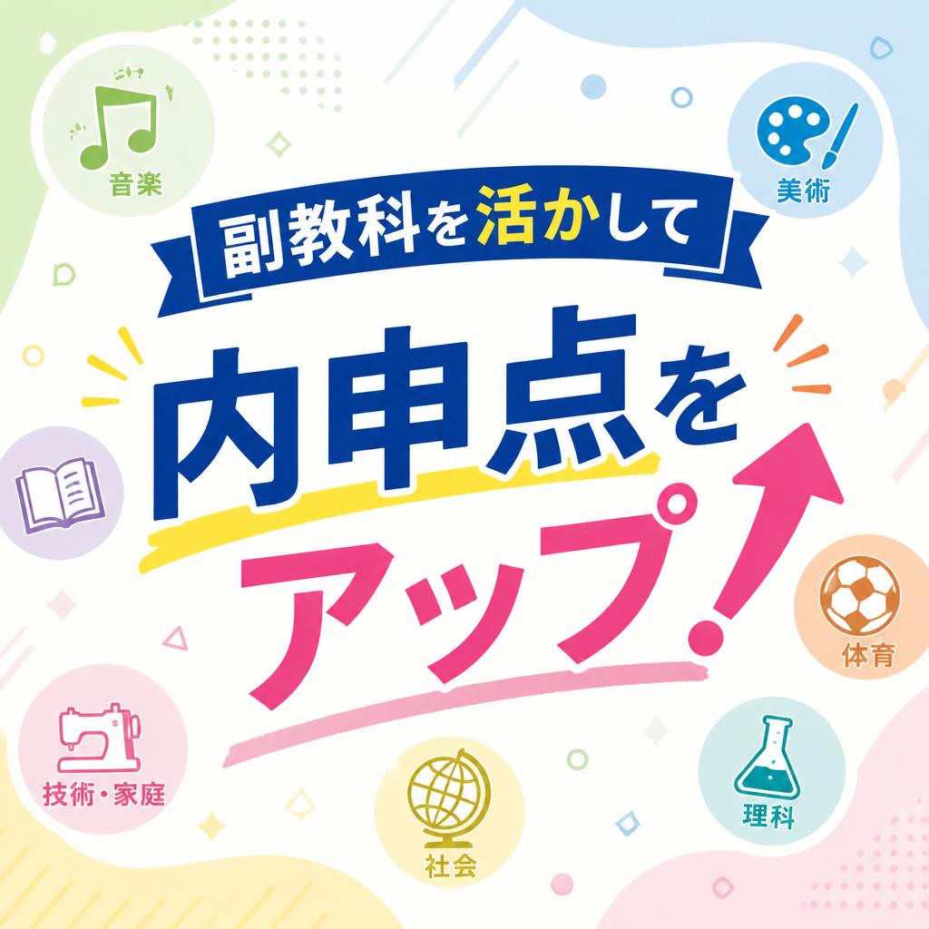 副教科を活かして内申点をアップ！