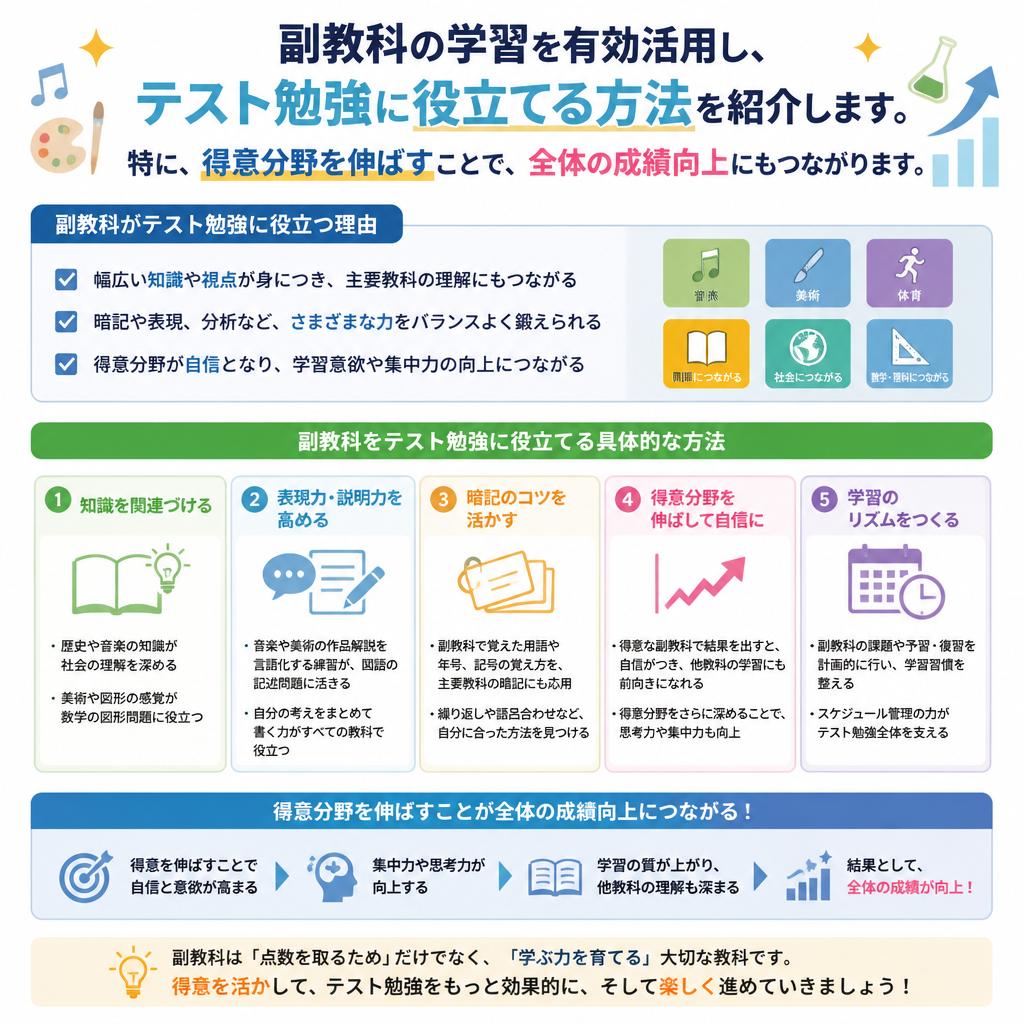 2. 副教科を活かしたテスト勉強法