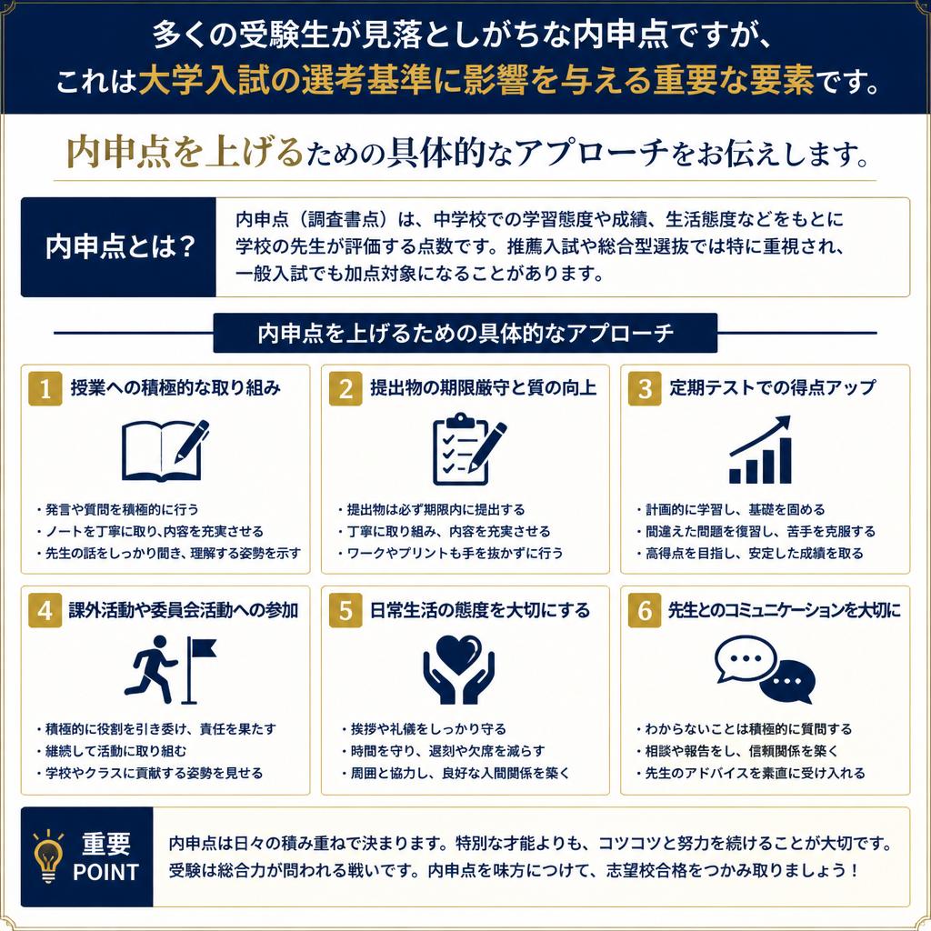 内申点の向上とその重要性