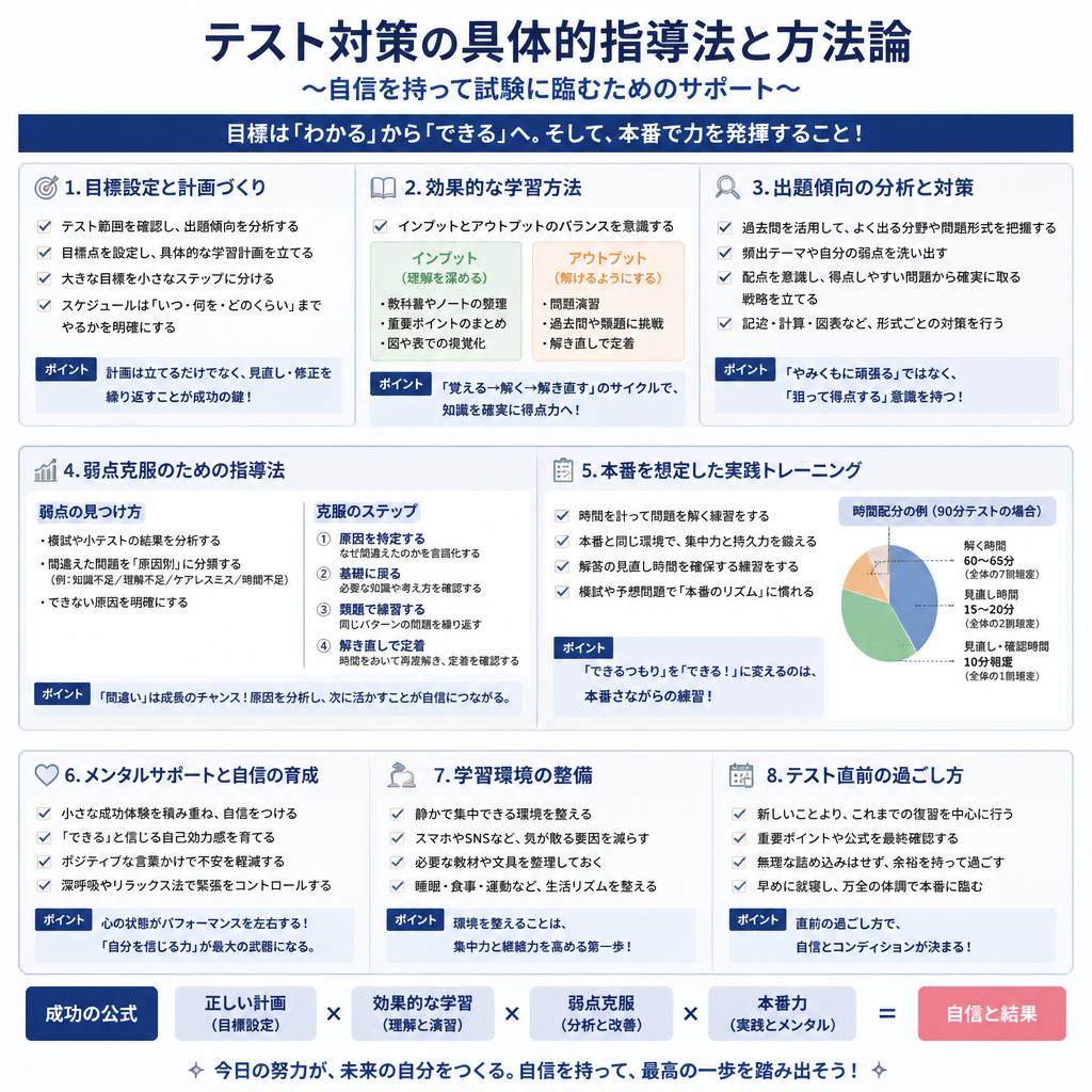 4. 効果的なテスト対策で自信をもって