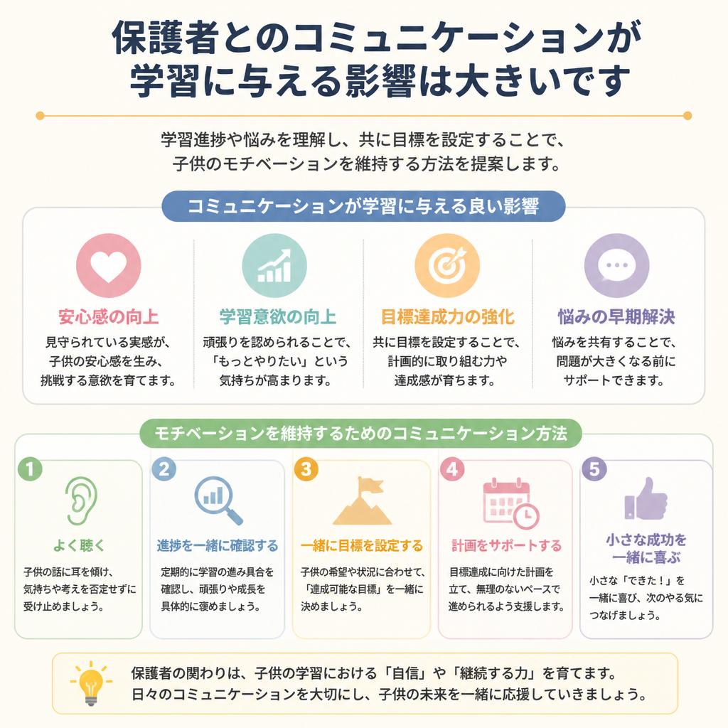親の支援とコミュニケーションの重要性