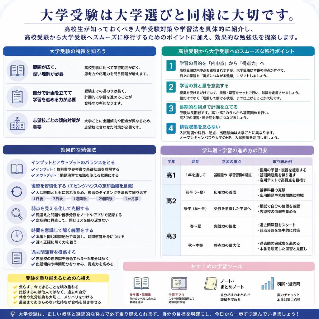 大学受験を見据えた学習法