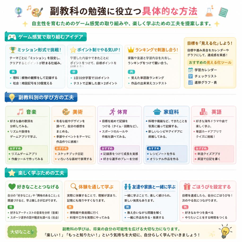 効果的な副教科勉強法