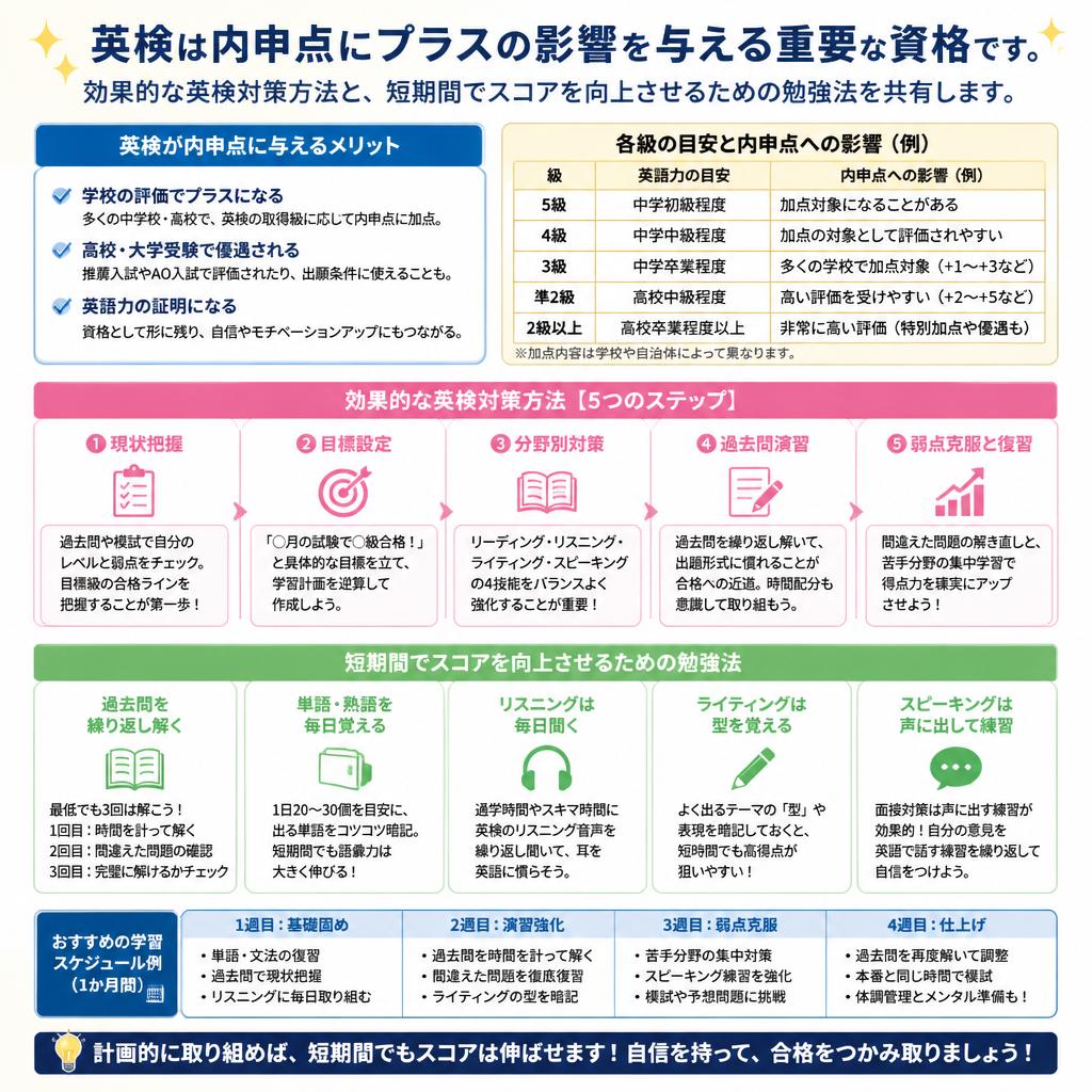 英検対策の重要性と勉強法