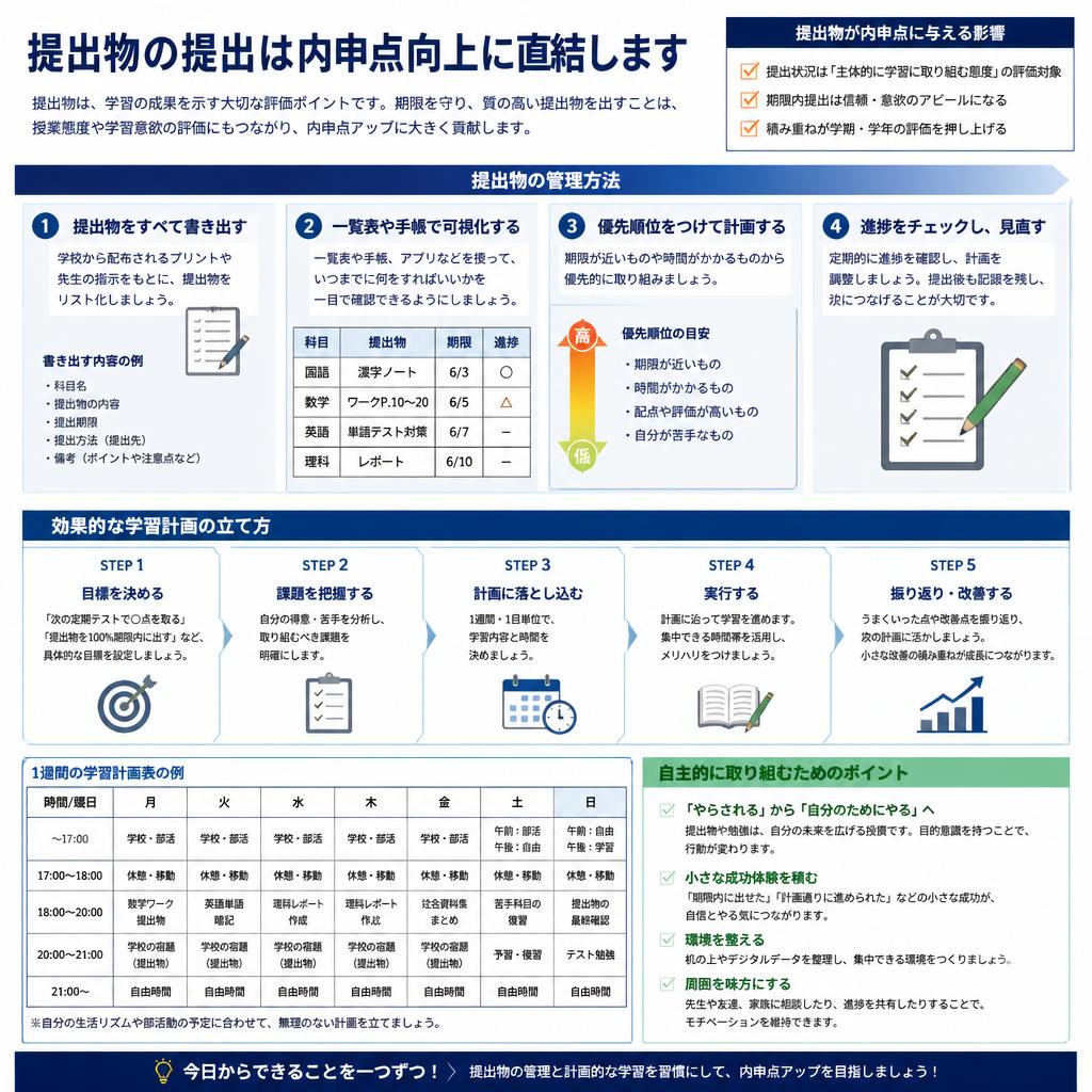 提出物管理のノウハウ