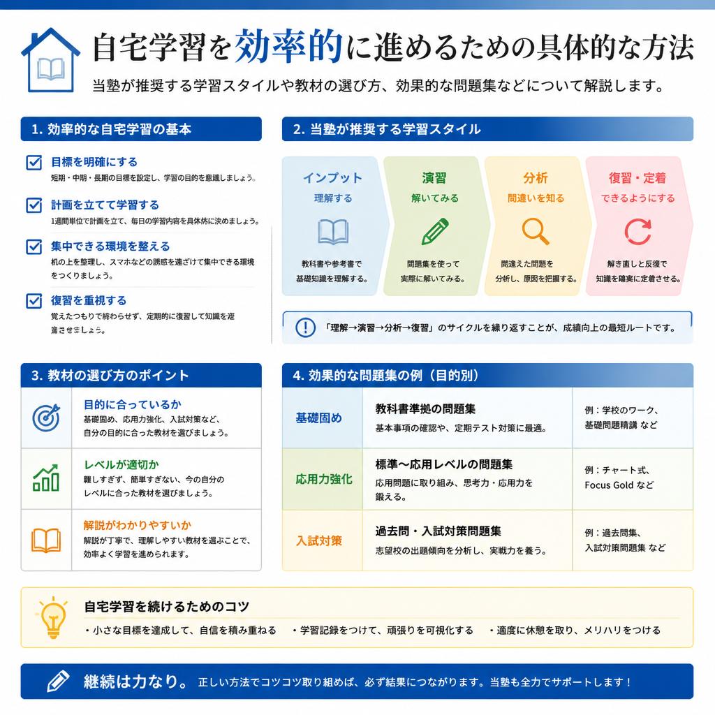 2. 自宅でできる学習法