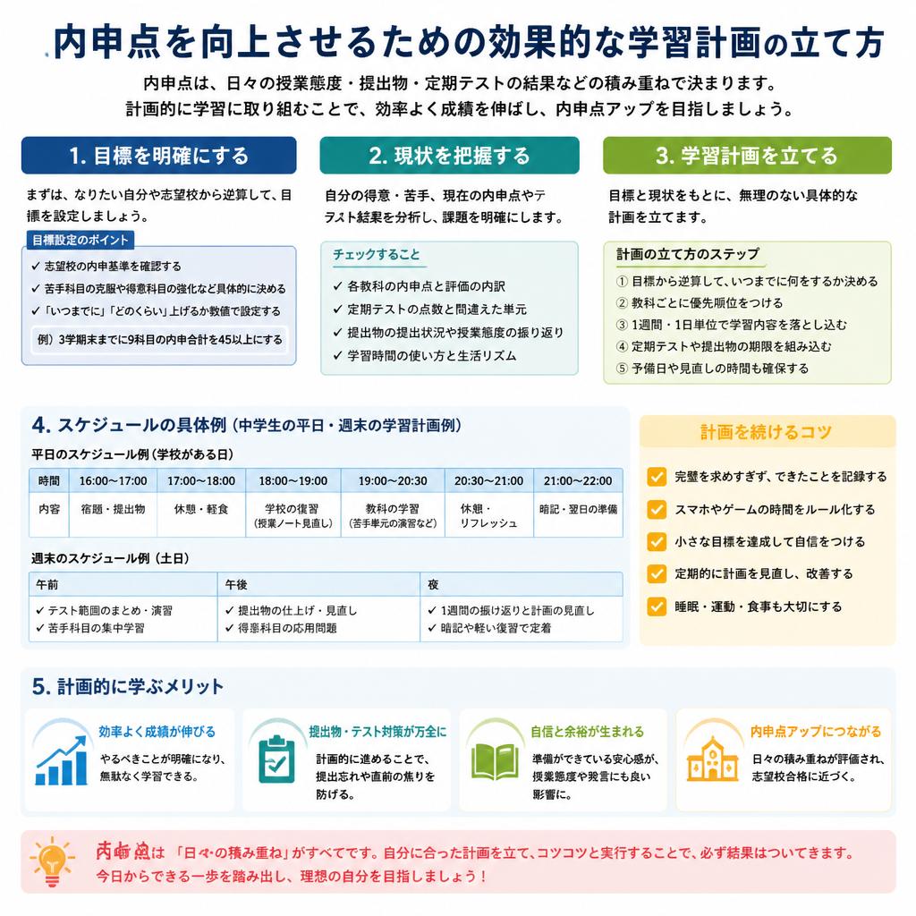 計画的な学習計画の作成法