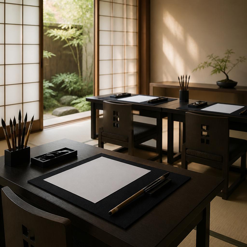 集中力を高める少人数制書道教室！